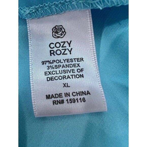 NWT COZY ROZY Rozy Camisole Size XL Periwinkle Bue MSRP $30 - Picture 6 of 9